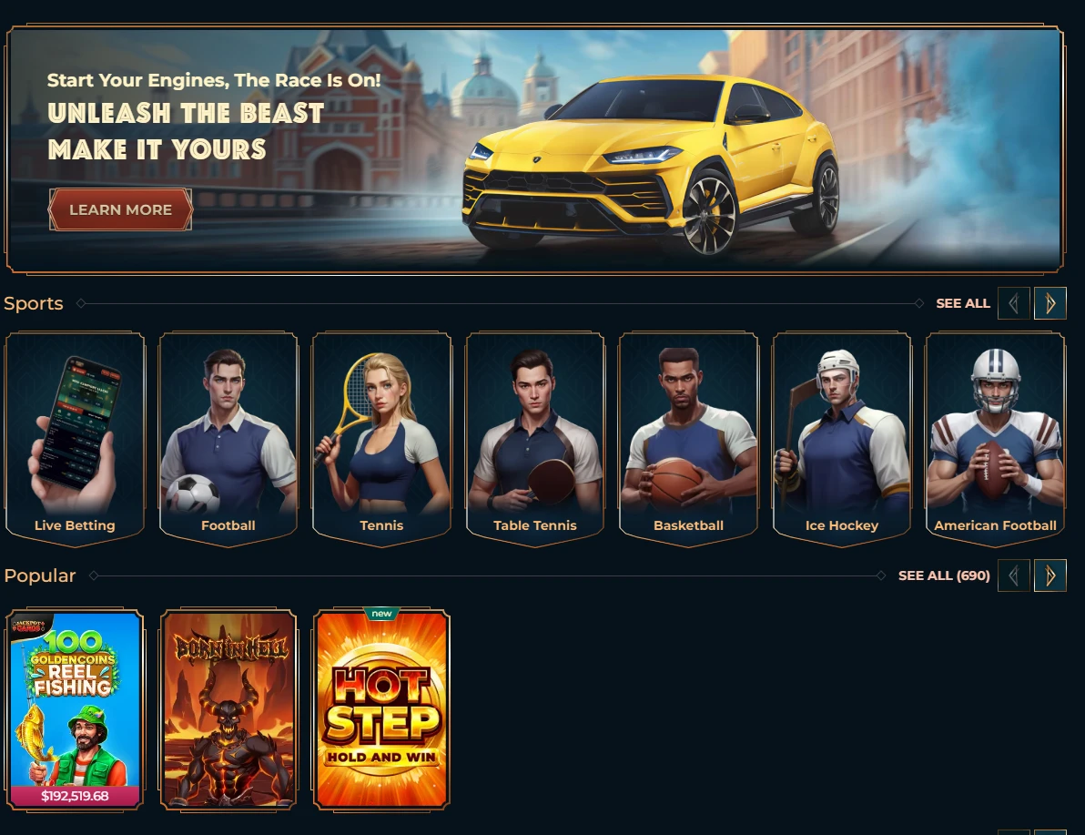 Casino bonus promotion